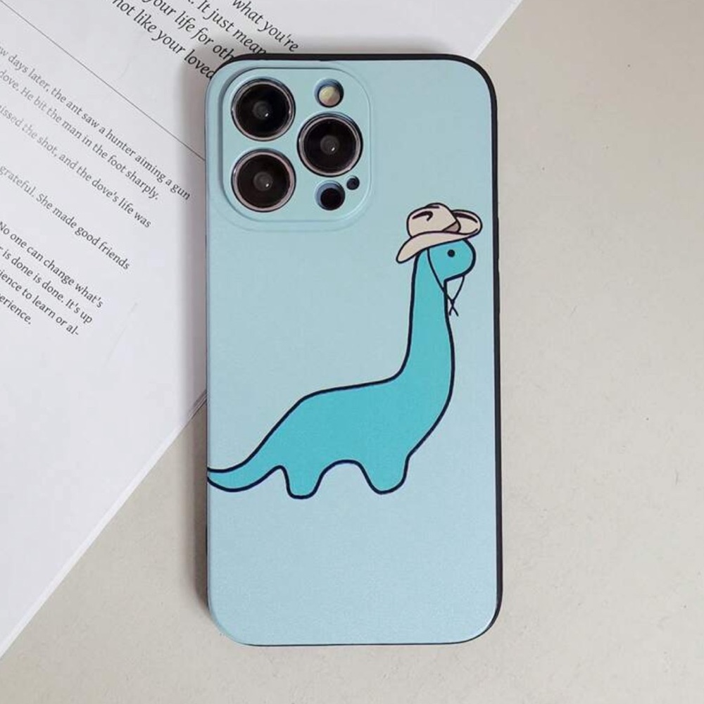 ⚠️Clearance iPhone 15 Blue Dinosaur Phone Case - Picture 2 of 5